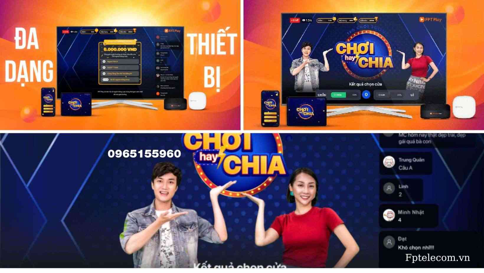 Gói FPT Play Với Mục Trò Chơi Tương Tác